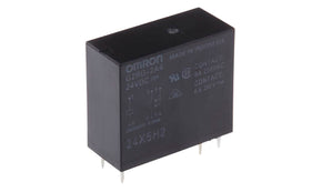 Omron G2RG-2A4 DC24, PCB Mount Power Relay, 24V dc Coil, 8A Switching Current, DPST