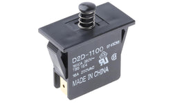 Omron D2D-1100, Door Micro Switch, Plunger, SPDT 16 A @ 250 V ac, -25 → +85°C - generaltechuae