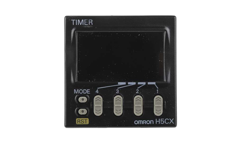 Omron H5CX-AD-N, H5CX Series Panel Mount Timer Relay, 12 → 24V ac/dc, 1-Contact, 0.001 s → 9999h