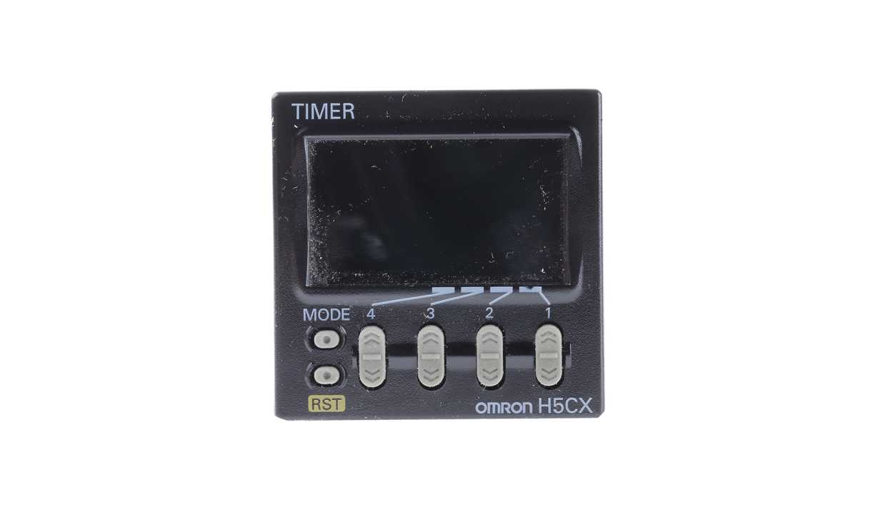 Omron H5CX-AS-N, H5CX Series Panel Mount Timer Relay, 100 → 240V ac, 1-Contact, 0.001 s → 9999h - generaltechuae