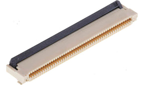 Omron XF2M-5015-1A, , XF2M 0.5mm Pitch 50 Way Right Angle Female FPC Connector, Top and Bottom Contact