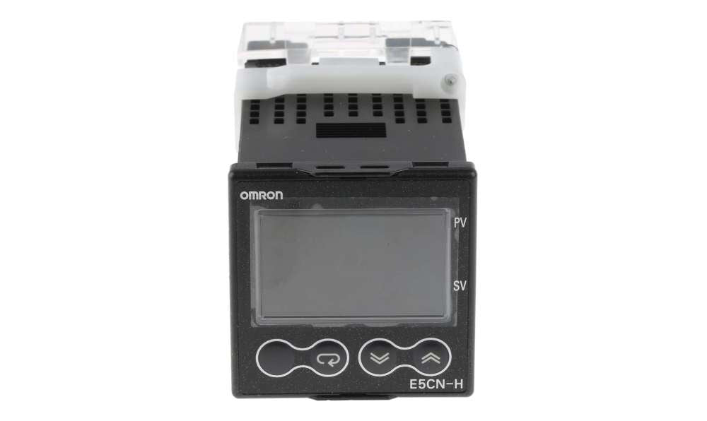 Omron E5CN-HQ2M-500 100-240 VAC, E5CN Panel Mount PID Temperature Controller, 48 x 48mm, 2 Output SSR, Solid State Relay, Logic, 100 → 240 V ac