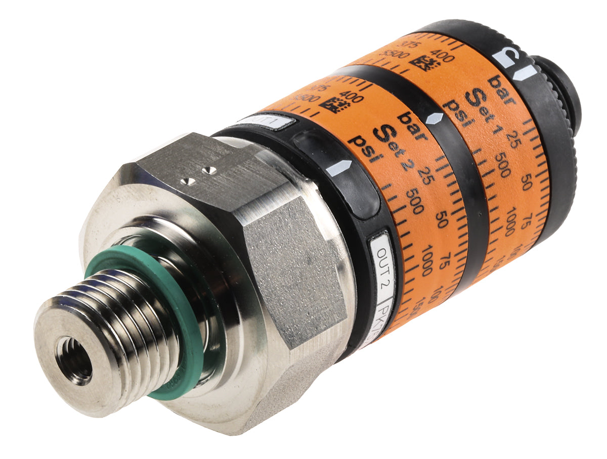 ifm PK7520, Pressure Switch, 0bar Min, 400bar Max, 2NO Output, Relative Reading