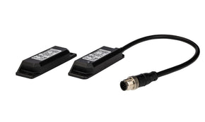 Omron F3S-TGR-NLPC-21-M1J8, F3S-TGR-N_C Series Magnetic Non-Contact Safety Switch, 24V dc, Plastic Housing, NO/2NC, M12