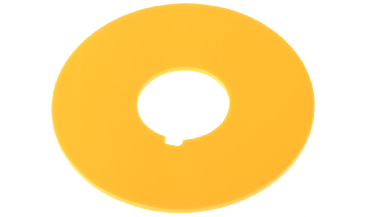 Omron A16Z-5070, Legend Plate for Use with A165E E-Stop