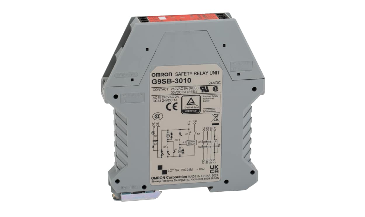 Omron G9SB-3010 DC24, G9SB 1 Auxiliary Contacts Safety Relay 24V dc, Dual-Channel 3 Safety Contacts - generaltechuae
