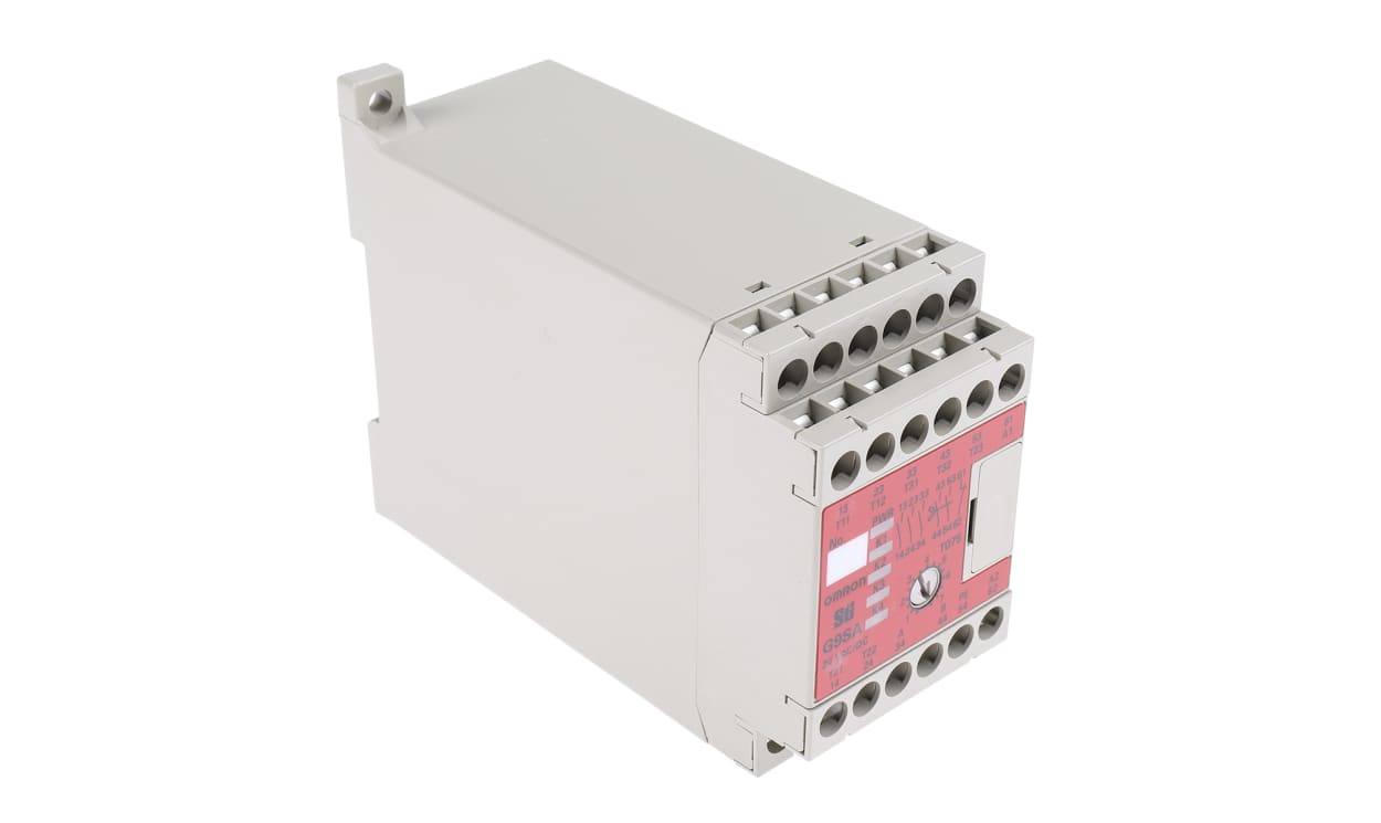 Omron G9SA-321-T075 AC/DC24, G9SA 1 Auxiliary Contacts Safety Relay 24V ac/dc, Dual-Channel 3 Safety Contacts - generaltechuae