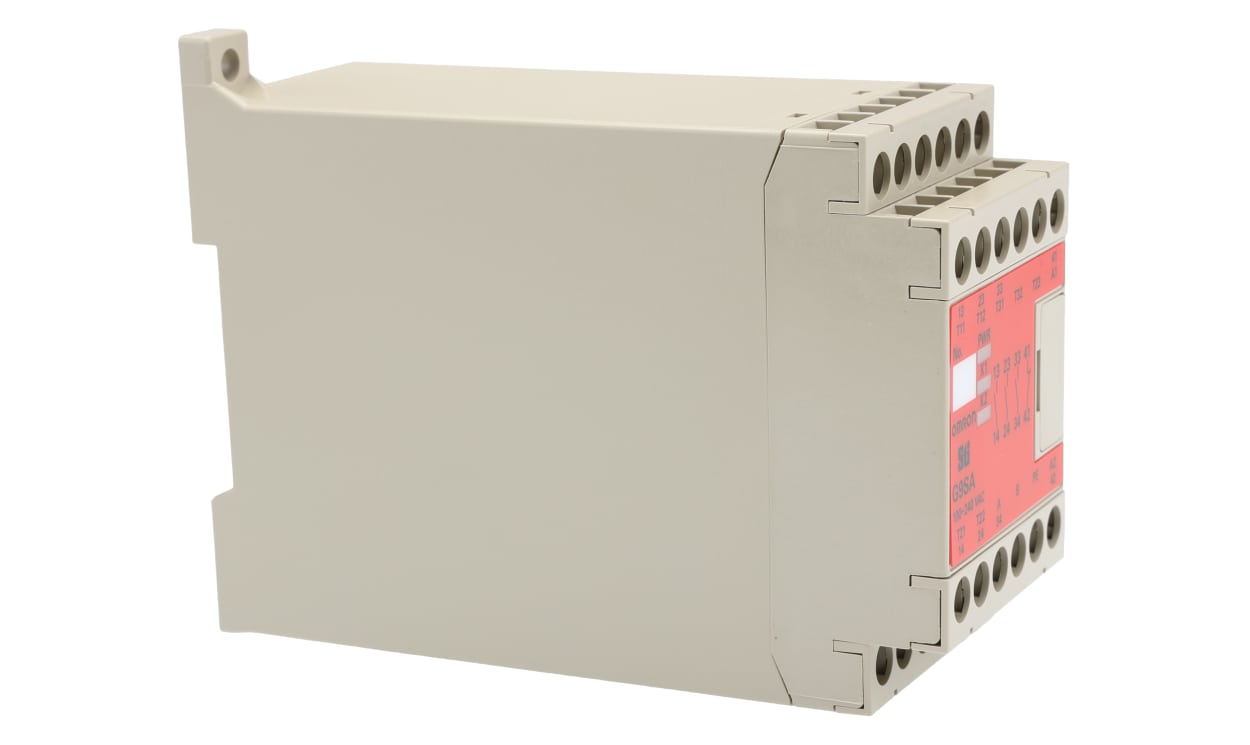 Omron G9SA-301 AC100-240, G9SA 1 Auxiliary Contacts Safety Relay 100 → 240V ac, Dual-Channel 1 Safety Contacts - generaltechuae