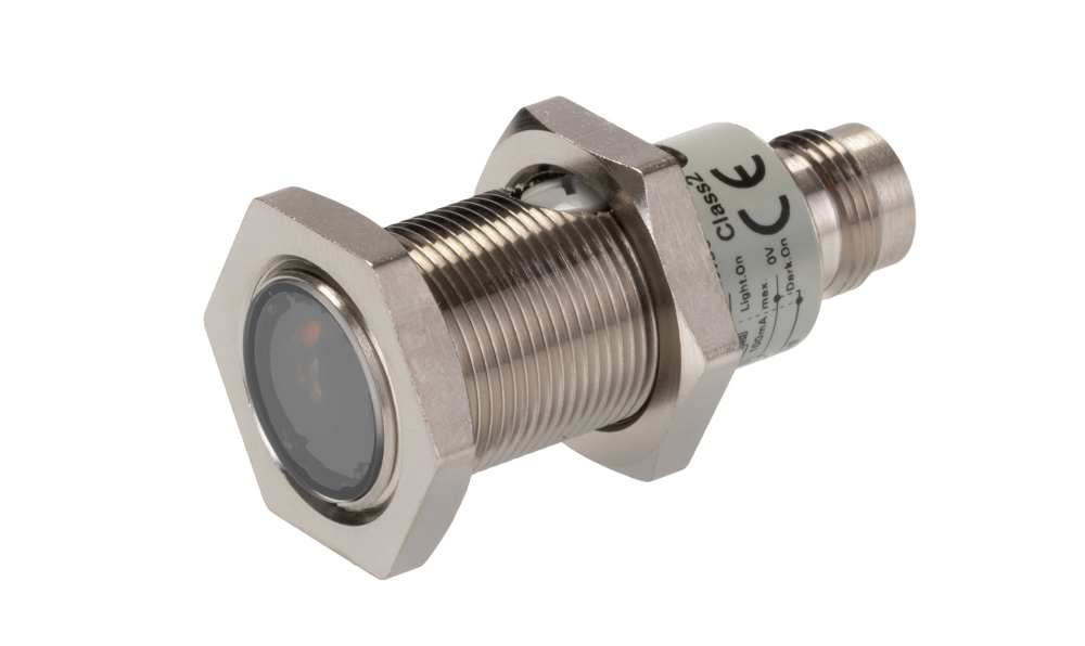 Omron E3FB-RN21, Retroreflective Photoelectric Sensor, Barrel Sensor, 100 mm → 4 m Detection Range