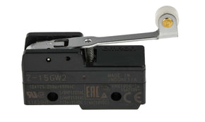 Omron Z-15GW2, Z Series Roller Lever Limit Switch, NO/NC, IP00, SPDT, Thermosetting Resin Housing, 500V ac Max, 15A Max