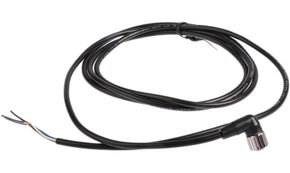 Omron XS2F-M12PVC4A2M, Right Angle Female 4 way M12 to Unterminated Sensor Actuator Cable, 2m