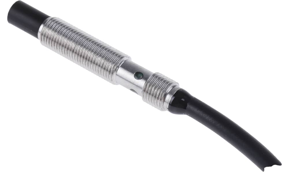 Omron E2E-S05N03-WC-C1 2M, Inductive Threaded Barrel Proximity Sensor, M5, 3 mm Detection, NPN NO, 10 → 30 V dc