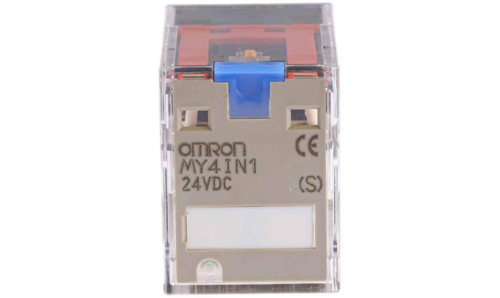 Omron MY4IN1 24VDC (S), Plug In Power Relay, 24V dc Coil, 5A Switching Current, 4PDT