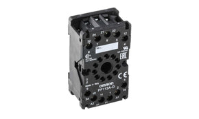 Omron PF113A-D, MKS 11 Pin 300V ac DIN Rail Relay Socket, for use with MKS Series