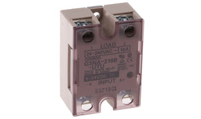 Omron G3NA-210B-UTU 5-24VDC, G3NA Series Solid State Relay, 10 A Load, DIN Rail Mount, 240 V ac Load