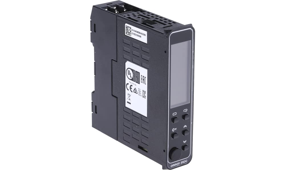 Omron E5DC-RX2ASM-000, E5DC DIN Rail, Panel Mount PID Temperature Controller, 48 x 48mm, 2 Output Relay, 100 → 240 V ac Supply Voltage