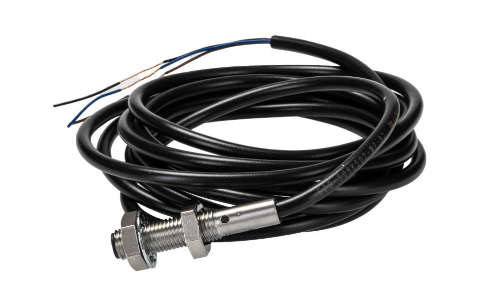Omron E2B-S08KS02-WP-B2 2M, Inductive Threaded Barrel Proximity Sensor, M8, 2 mm Detection, PNP NC, 12 → 24 V dc