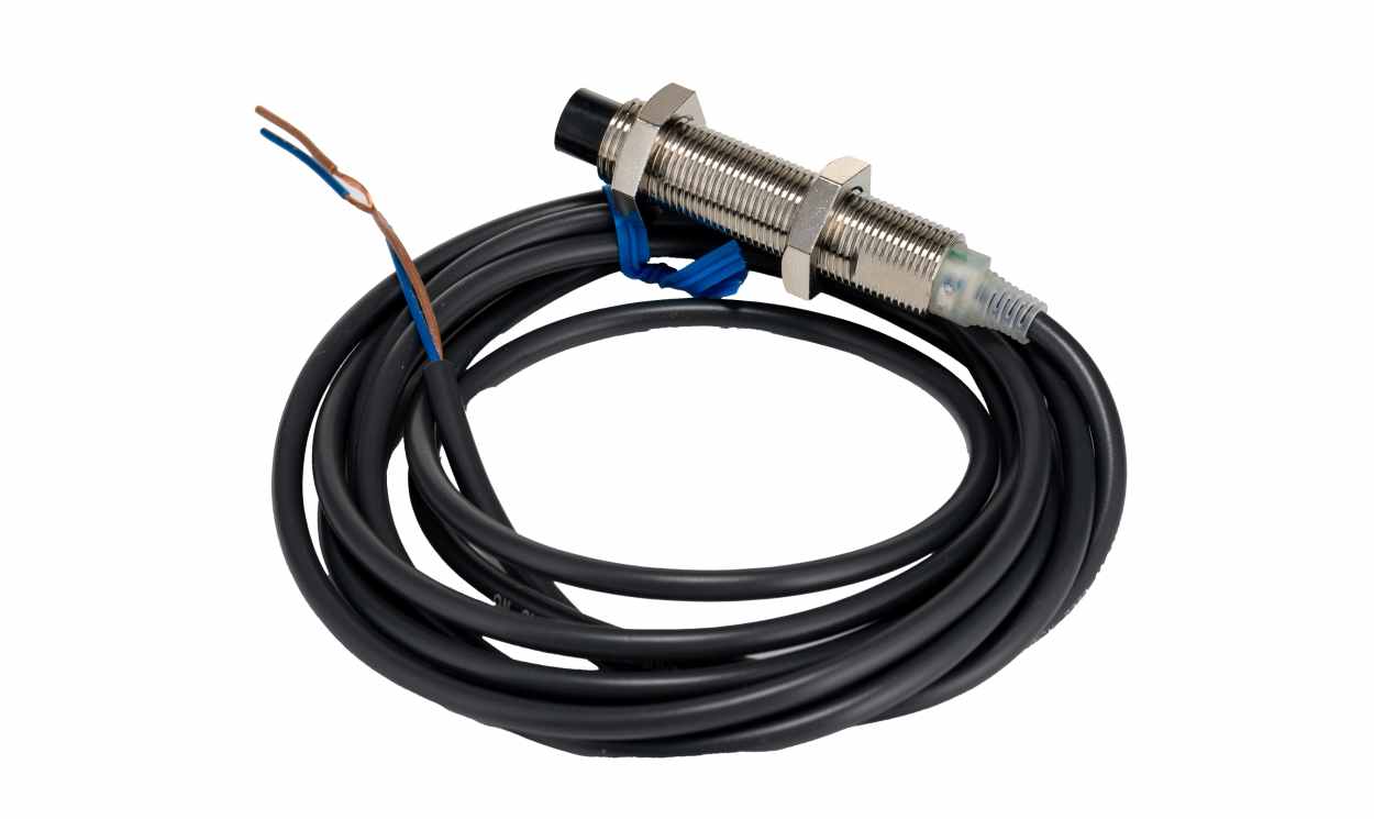 Omron E2E2-X5MY1 2M, Inductive Threaded Barrel Proximity Sensor, M12, 5 mm Detection, 2-Wire NO, 24 → 240 V ac - generaltechuae