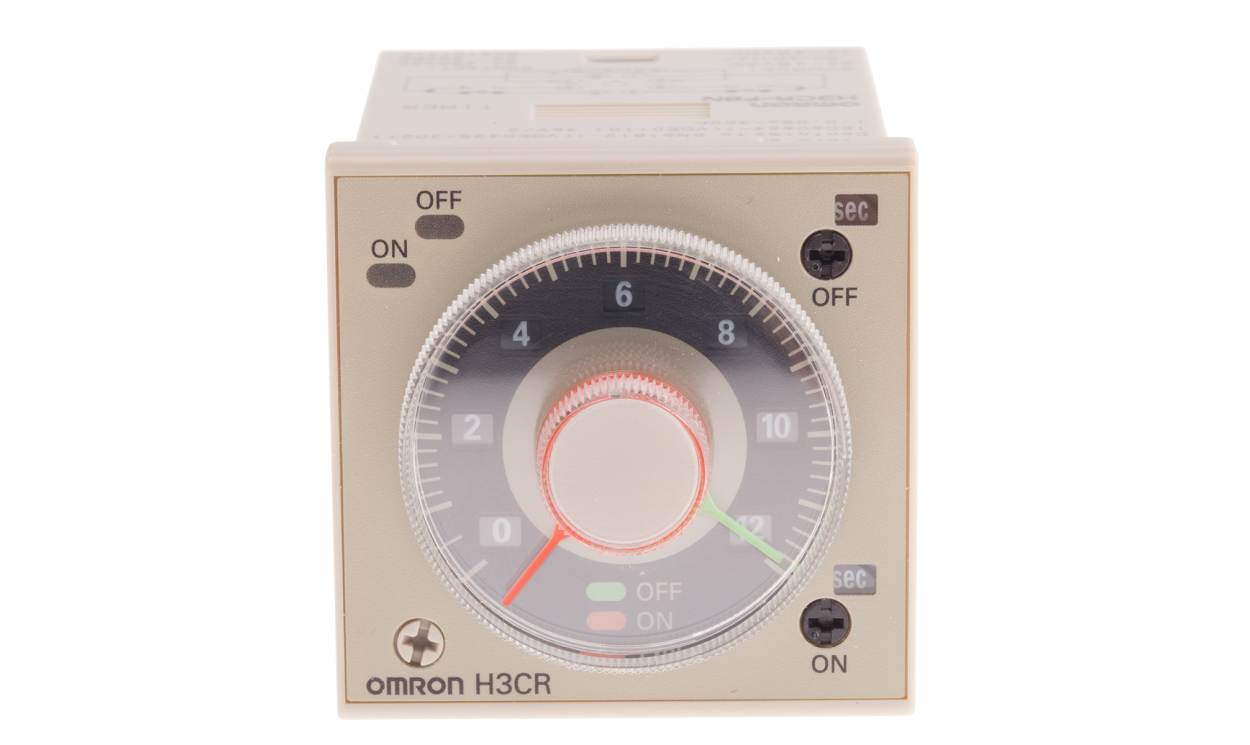 Omron H3CR-F8N AC24-48/DC12-48, H3CR Series DIN Rail Mount Timer Relay, 24 → 48V ac, 2-Contact, 0.05 s → 300 h, DPDT - generaltechuae