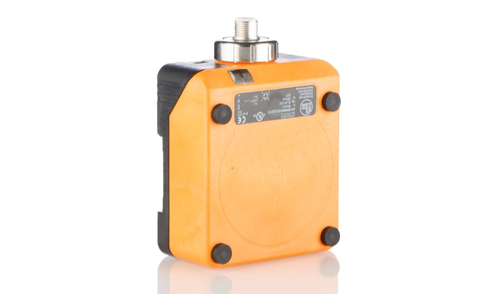ifm ID5055, Inductive Block Proximity Sensor, M12, 50 mm Detection, PNP NO, 10 → 36 V dc