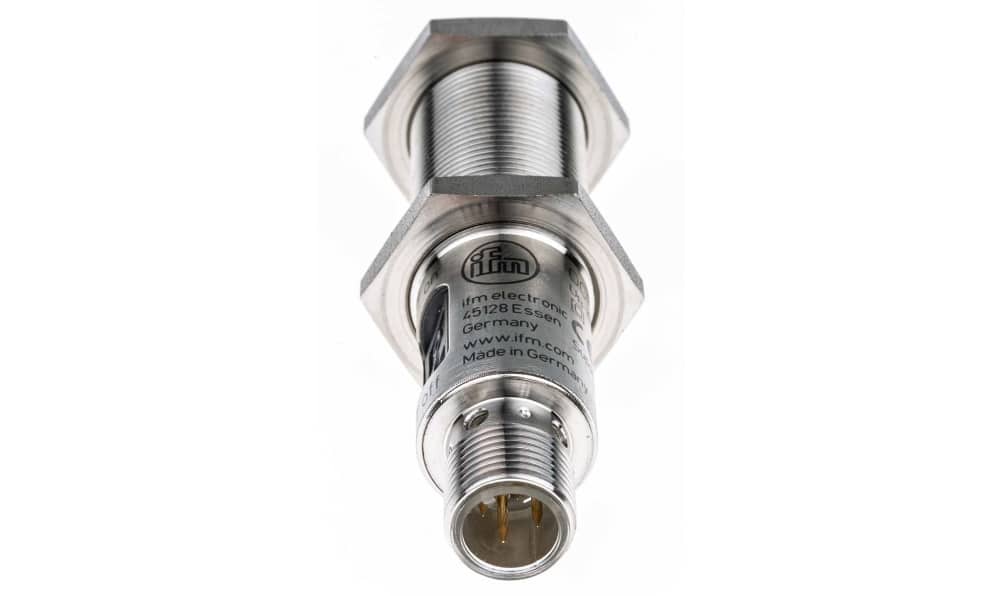 ifm OGP500, Retroreflective Photoelectric Sensor, Barrel Sensor, 30 mm → 5 m Detection Range