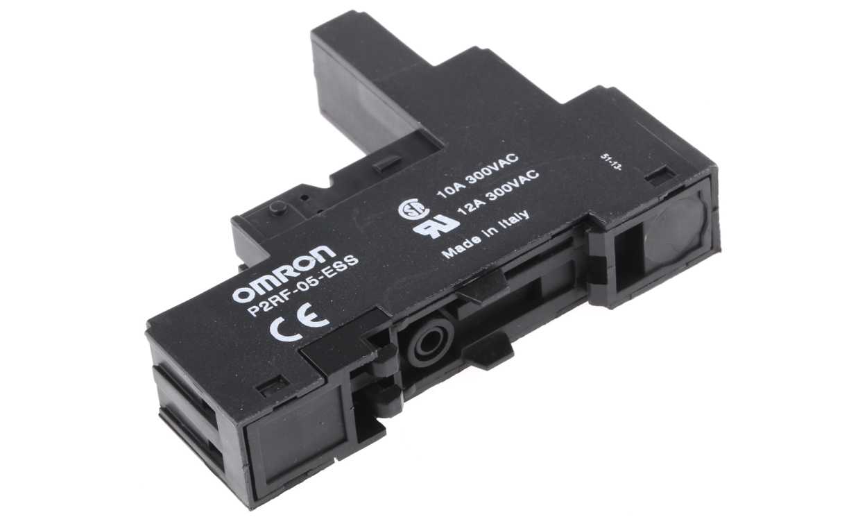 Omron P2RF-05-ESS, G2R 250V ac DIN Rail Relay Socket, for use with G2R Relay - generaltechuae