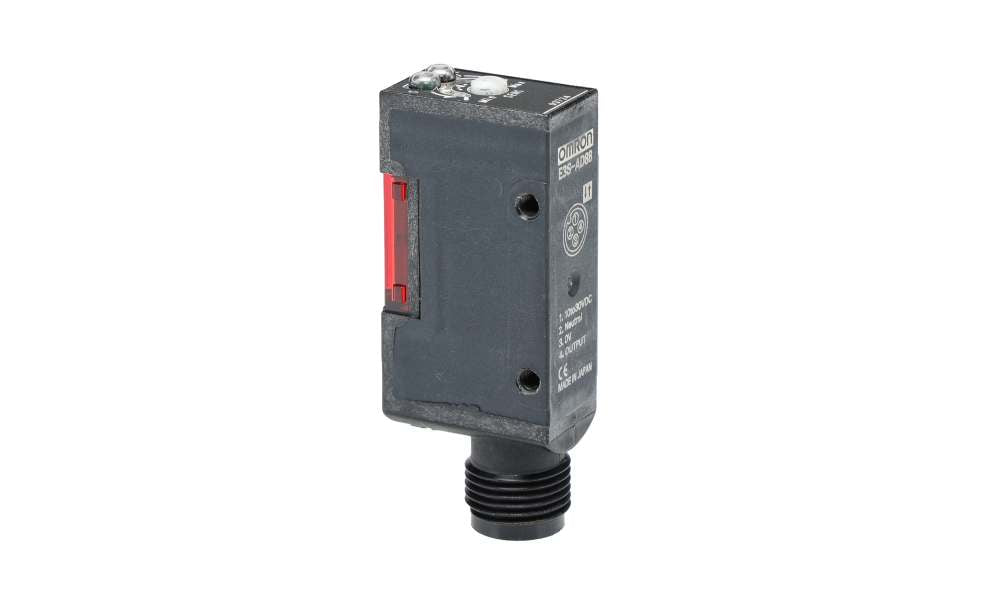 Omron E3S-AD88, Diffuse Photoelectric Sensor, Block Sensor, 100 mm Detection Range