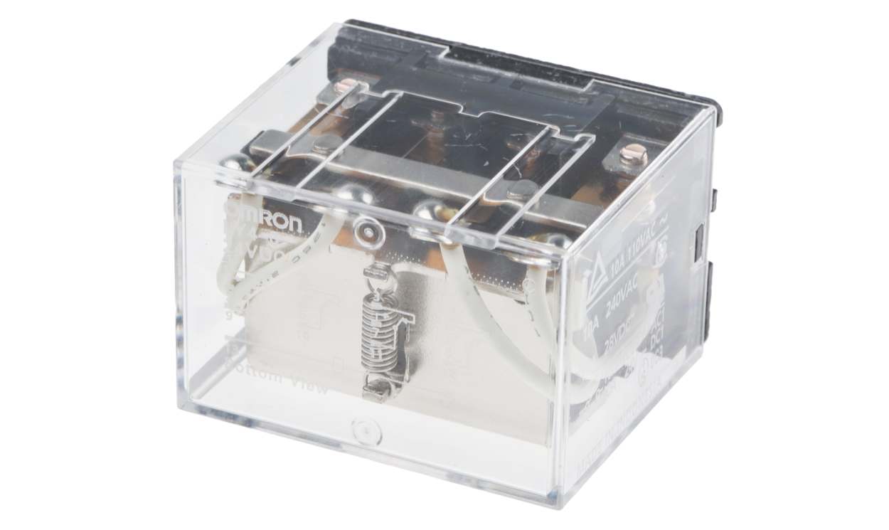 Omron LY4-0 24VDC, Soldering Power Relay, 24V dc Coil, 10A Switching Current, 4PDT