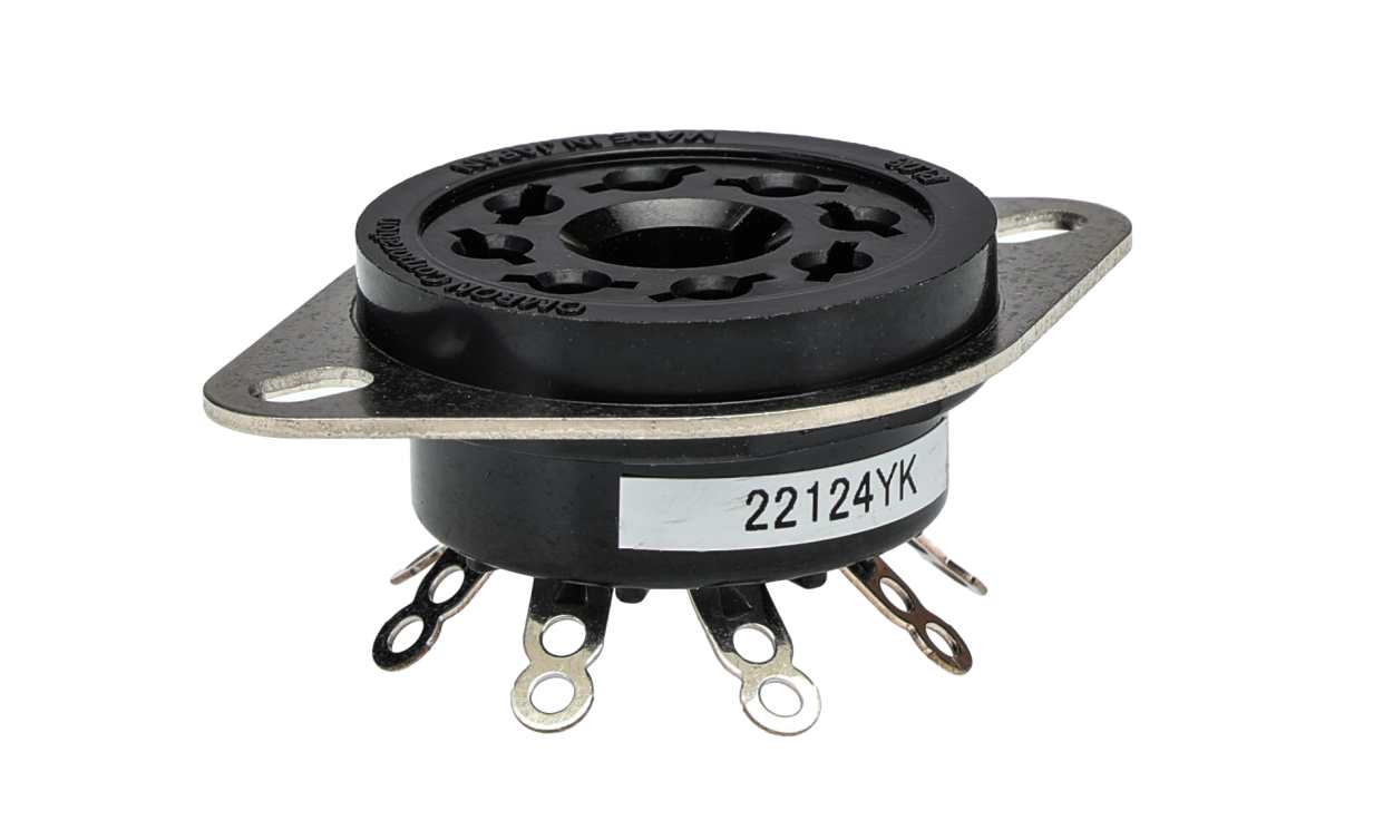 Omron PL08, MKS 8 Pin 250V ac PCB Mount Relay Socket, for use with MK Series Relay - generaltechuae