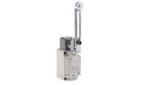 Omron WLCA12-G-N, WL Series Adjustable Roller Lever Limit Switch, NO/NC, IP67, DPST, Metal Housing, 250V ac Max, 2A Max
