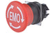 Omron A22E-M-12-EMO, A22E Series Twist Release Emergency Stop Push Button, Panel Mount, 22mm Cutout, 2NC, IP65
