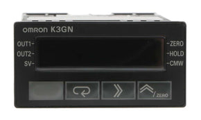 Omron K3GN-PDC 24VDC, K3GN 7 Segment LCD Digital Panel Multi-Function Meter for Current, Pulse, Voltage, 22.2mm x 45mm