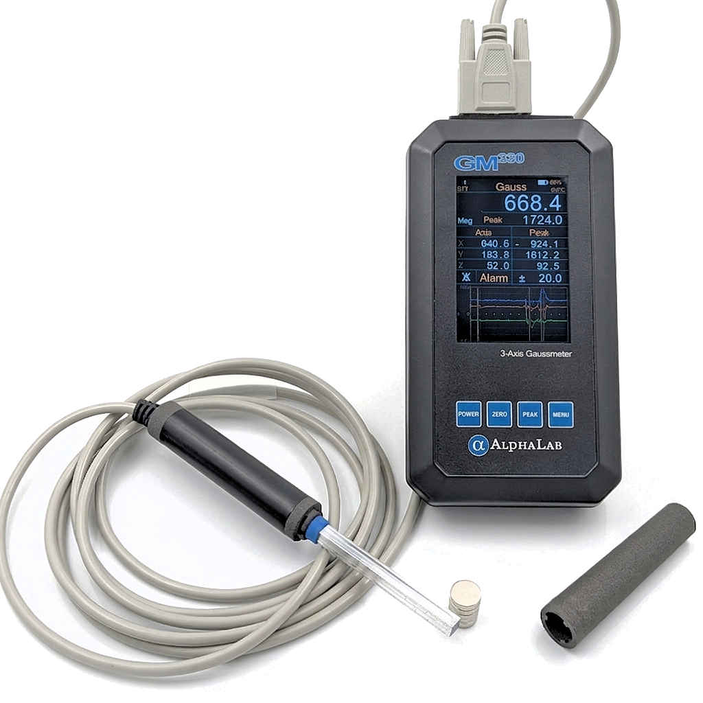 AlphaLab GM330TT | Gaussmeter Model GM330 with Thin Transverse Probe | AC/DC to 30 kG - generaltechuae (3)