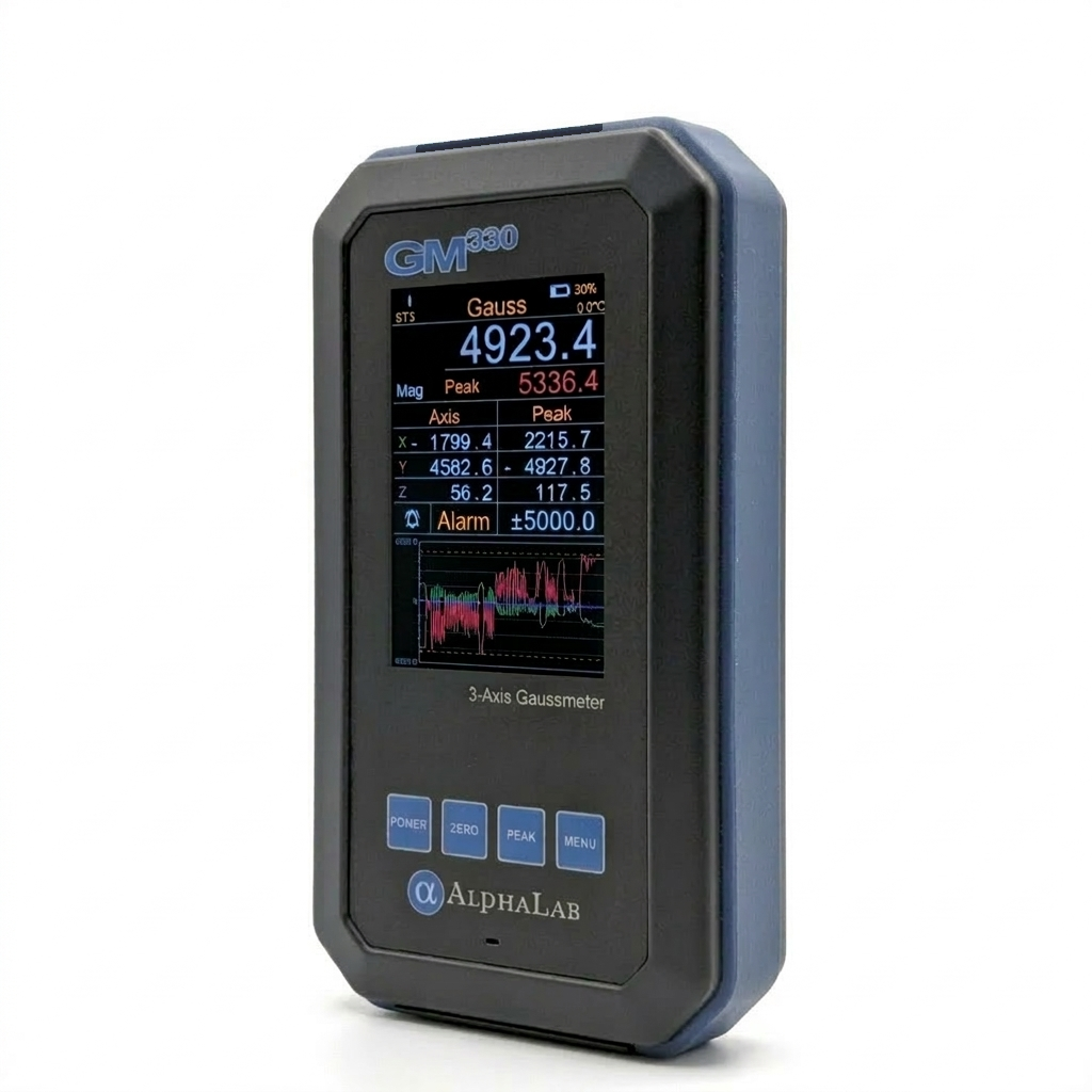 AlphaLab GM330AX | Gaussmeter Model GM330 with Axial Probe | AC/DC to 30 kG - generaltechuae (6)