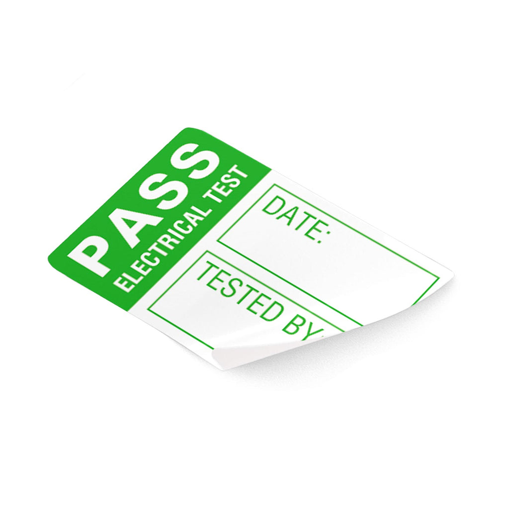 Martindale MARLAB1 | LAB1 Small Green Pass PAT Test Labels | Pack of 500 - generaltechuae