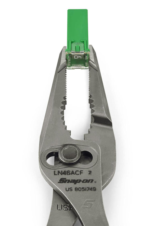 Snap-on LN46ACFMB | 7" Talon Grip Long-Nose Slip-Joint Pliers | 7 in long, Power Blue