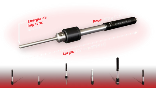 DMQ QHS311 | Type DL Leeb Impact Device | 11 Nmm impact energy, 202 mm - generaltechuae