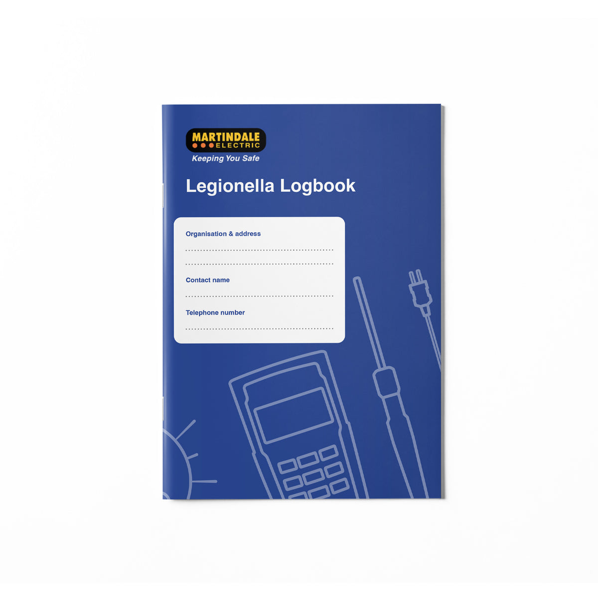 Martindale MARLEGIONLOG | Legionella Logbook | A5, 324 Records - generaltechuae
