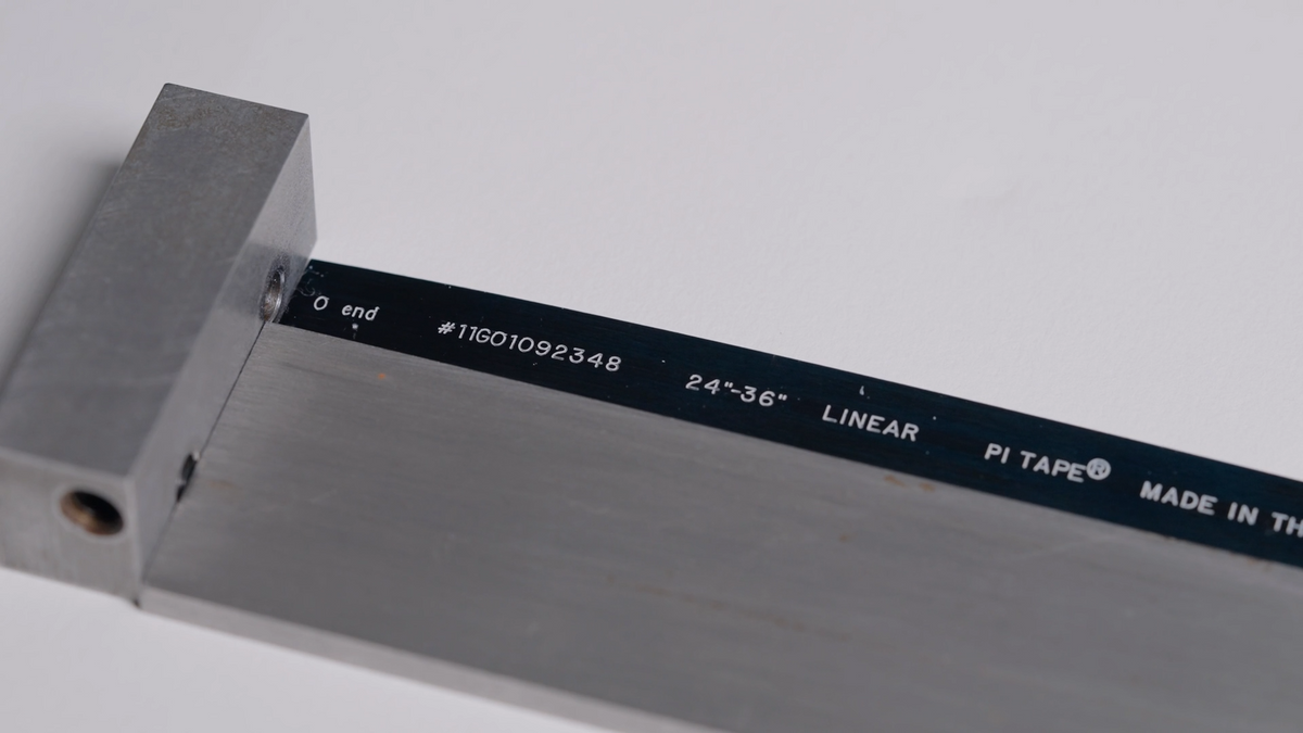 Pi Tape L2MM | Precision Linear Rule with Vernier Scale | 1000–2000 mm, Blue Easy to Read - generaltechuae