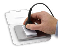 DeFelsko STDZSTLM | Medium Zero Plate, Steel | 100 x 100 mm - generaltechuae