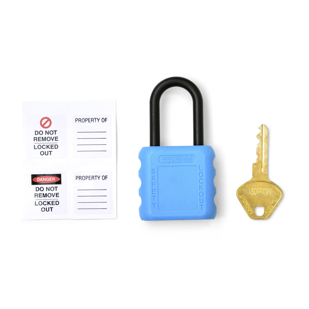 Martindale MARPAD21BL | PAD21 Insulated Padlock | Blue, 6 mm Nylon Shackle - generaltechuae (7)