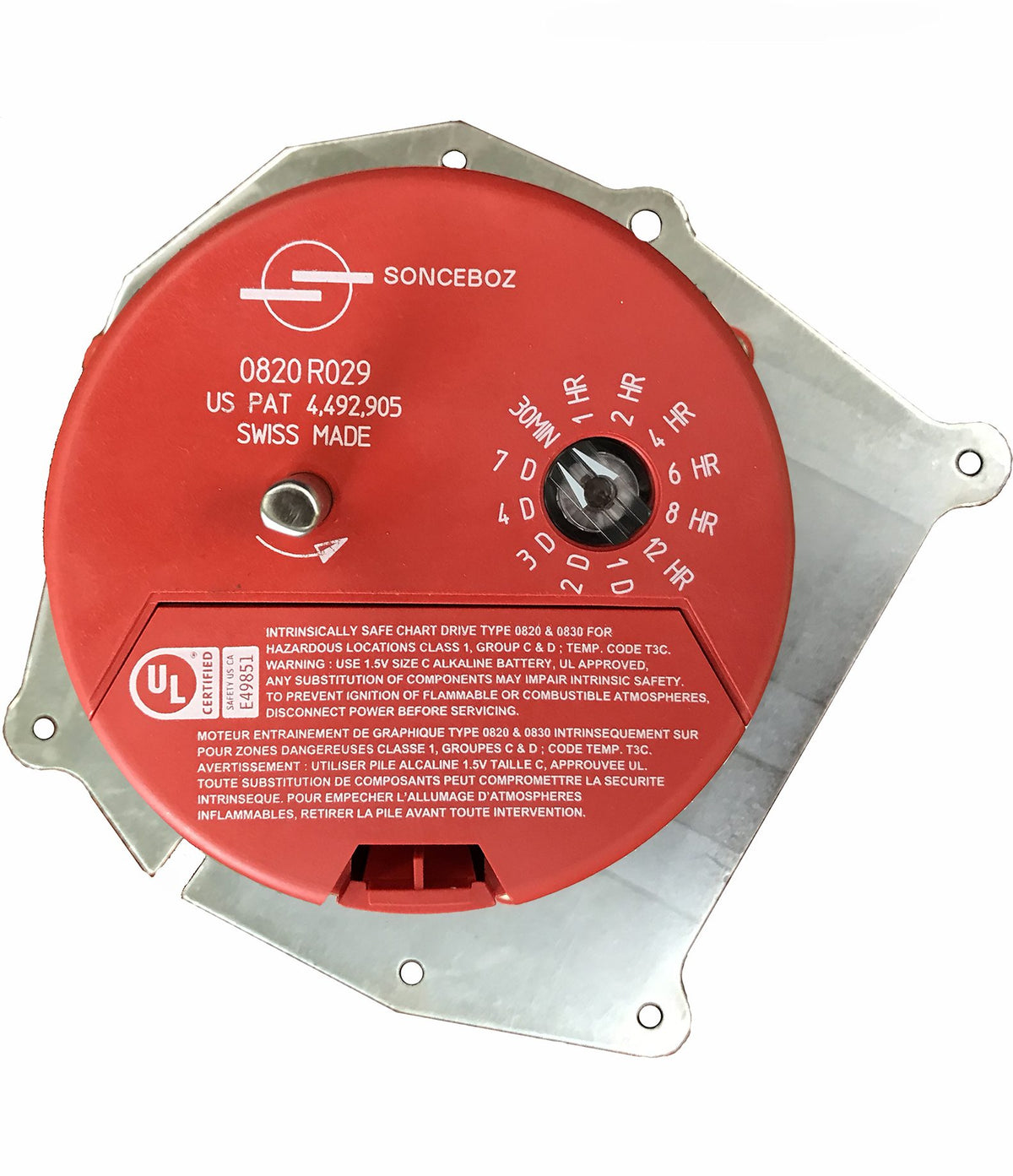 Palmer Wahl AWR-3583 | PC-12 Multi-Speed Battery Chart Drive | 30 min to 7 day, No OFF - generaltechuae