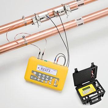 Micronics Portaflow 333 | Portable Clamp-on Flow & Heat/Energy Meter | PT100 Sensors, EN1434 - generaltechuae