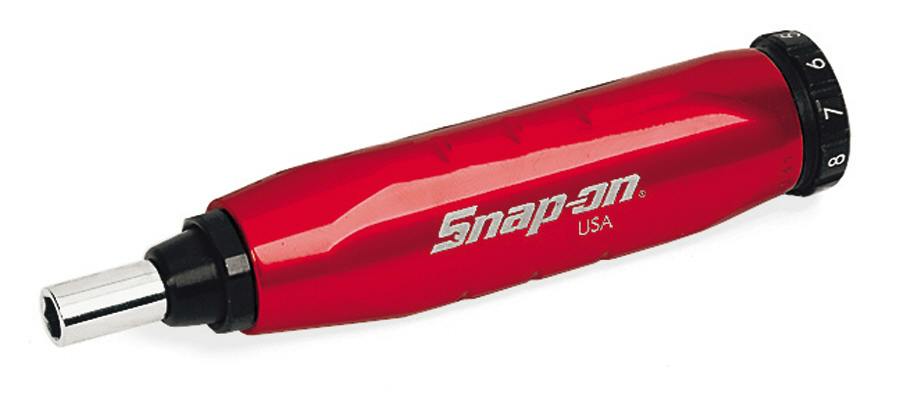 Snap-on QDRIVER2 | Adjustable Torque Screwdriver | 20-100 in-oz, 1/4 in Hex Bits