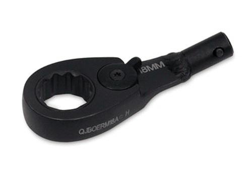 Snap-on QJBOERM24A | Metric 12-Point Ratcheting Box End Head | 24 mm, J-Shank, 60 ft-lb