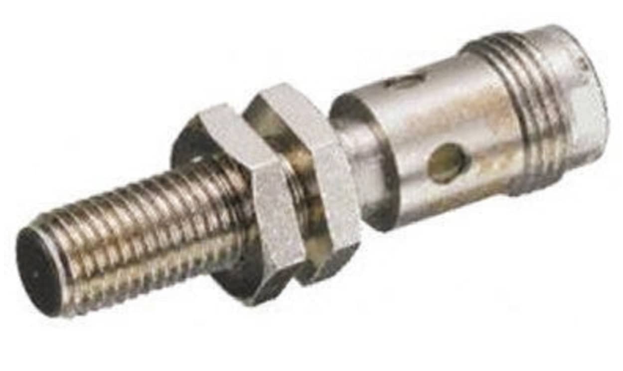 Omron E2AS18KS08M1C1, Inductive Threaded Barrel Proximity Sensor, M18, 8 mm Detection, NPN NO, 12 → 24 V dc