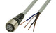 Omron XS5F-D421-C80-F, Straight Female 4 way M12 to Unterminated Sensor Actuator Cable, 1m