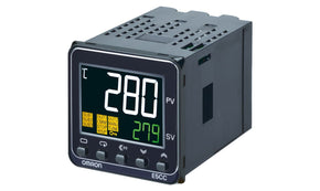 Omron E5CC-RX2DBM-000, E5CC Panel Mount PID Temperature Controller, 96 x 96mm 3 Input, 1 Output Relay, 24 V ac/dc Supply Voltage ON/OFF,