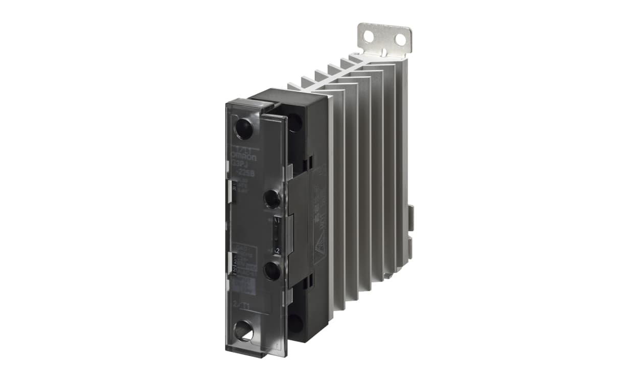 Omron G3PJ-515B DC12-24, G3PJ Series Solid State Relay, 15 A Load, DIN Rail Mount, 528 V ac Load, 24 V dc Control