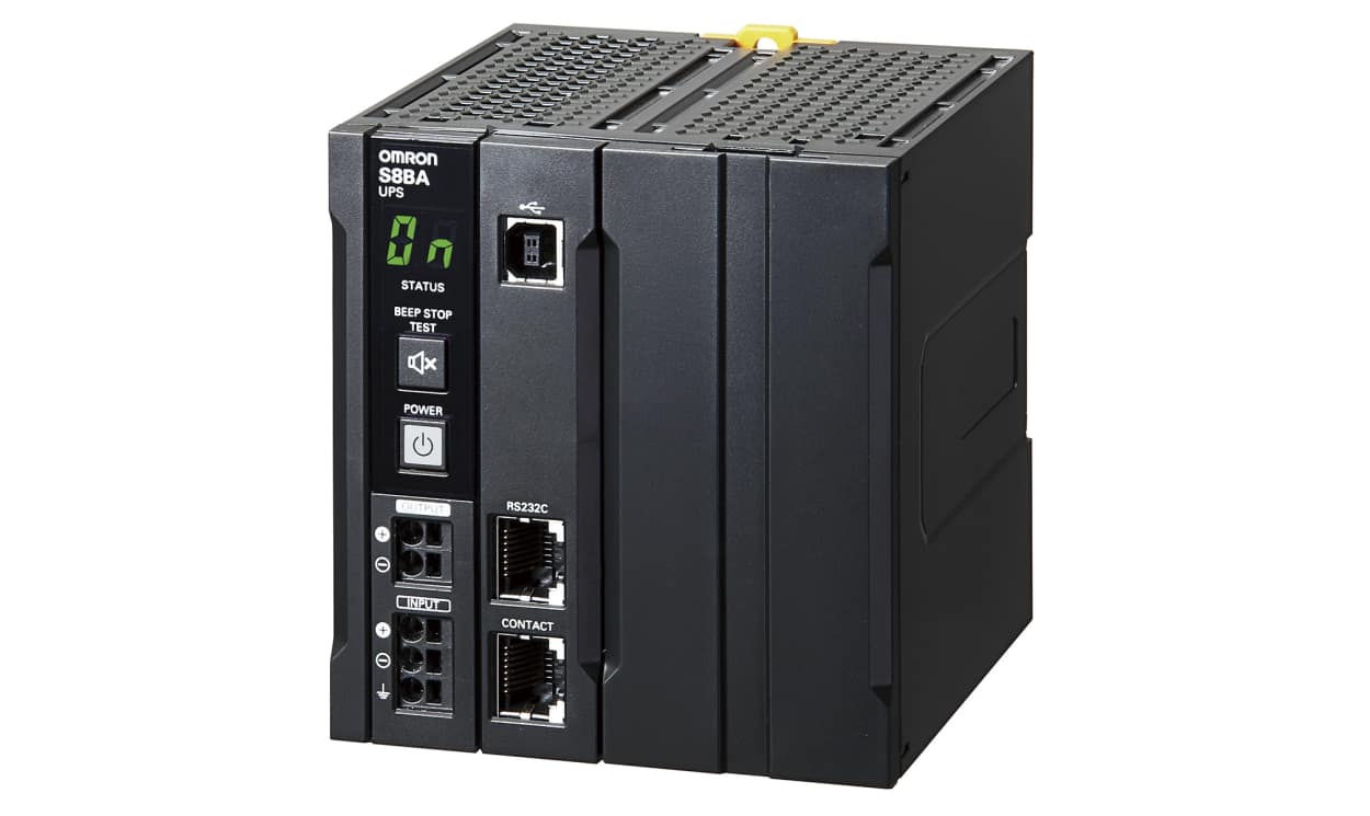 Omron S8BA-24D24D120LF, 24V dc Input DIN Rail Uninterruptible Power Supply (120W)
